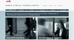 Desktop Screenshot of innercircleconsultants.com